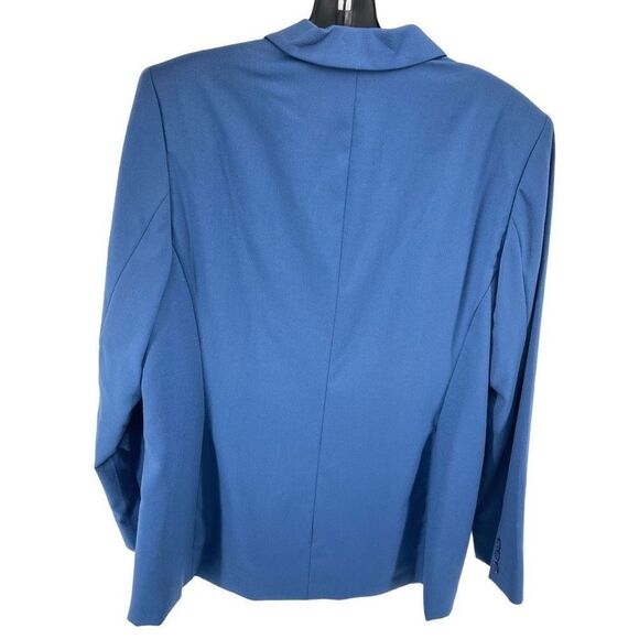 Pendleton Womens Blazer Jacket Coat 3 Button 100% Virgin Wool Blue Size 10 - Picture 2 of 10